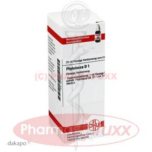PHYTOLACCA D 1 Dil., 20 ml