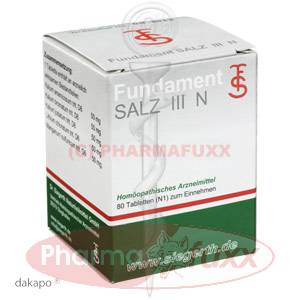 FUNDAMENT Salz III N Tabl., 80 Stk