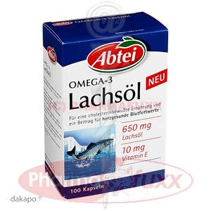 ABTEI Omega 3 Lachsoel 650 mg Kapseln, 100 Stk