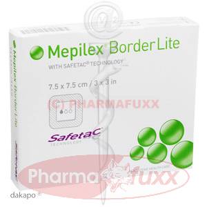 MEPILEX Border Lite Verband 7,5x7,5cm steril, 5 Stk