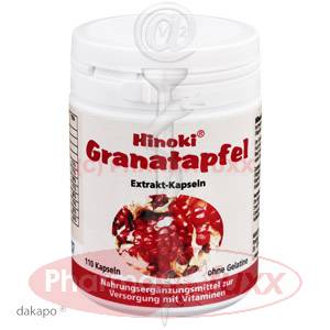 GRANATAPFEL EXTRAKT Kapseln Hinoki, 110 Stk