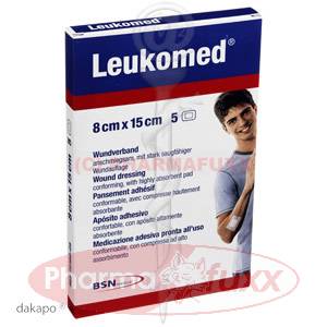 LEUKOMED sterile Pflaster 8x15 cm, 5 Stk