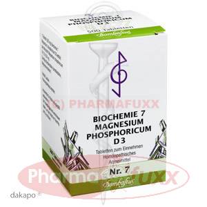 BIOCHEMIE 7 Magnesium phosphoricum D 3 Tabl., 500 Stk