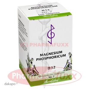 BIOCHEMIE 7 Magnesium phosphoricum D 12 Tabl., 500 Stk