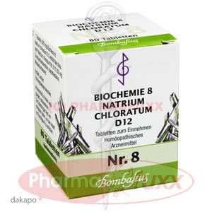 BIOCHEMIE 8 Natrium chloratum D 12 Tabl., 80 Stk