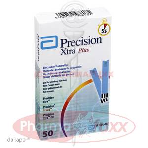 PRECISION Xtra Plus Blutzucker Teststreifen, 50 Stk