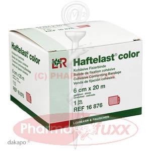 HAFTELAST Color Fixierbinde 20mx6cm rot 16876, 1 Stk