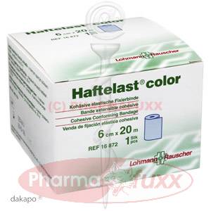 HAFTELAST Color Fixierbinde 20mx6cm blau 16872, 1 Stk