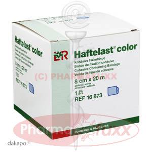 HAFTELAST Color Fixierbinde 20mx8cm blau 16873, 1 Stk