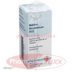 BIOCHEMIE 23 Natrium bicarbonicum D 12 Tabl., 80 Stk