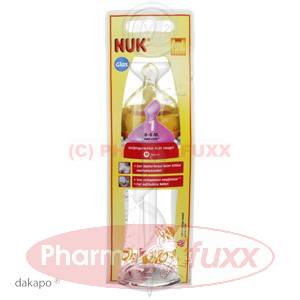 NUK First Choice Glasfl.240ml Sil.Sauger Gr.1 M, 240 ml