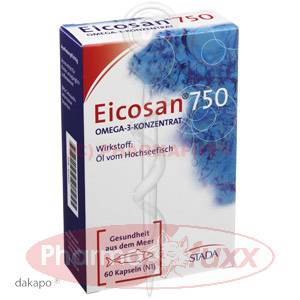 EICOSAN 750 Omega 3 Konzentrat Kapseln, 60 Stk