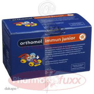 ORTHOMOL Immun Junior Waldfr.Mandarine Kautabl., 14 Stk