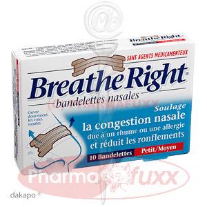 BREATHE Right Nasenpfl.hautf.small/medium, 10 Stk
