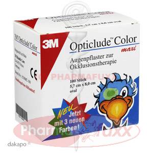 OPTICLUDE Color maxi 5,7x8cm 1539MC 100 farbl.s., 100 S