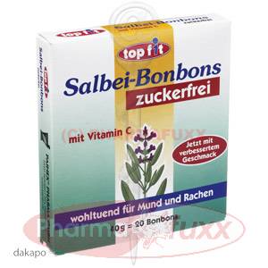 TOPFIT Salbei Bonbons m. Vitamin C