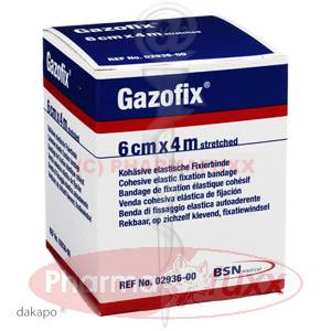 GAZOFIX Fixierbinde 2936 4mx6cm hautf., 1 Stk