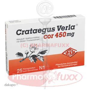 CRATAEGUS VERLA Cor 450 mg Filmtabl., 25 Stk