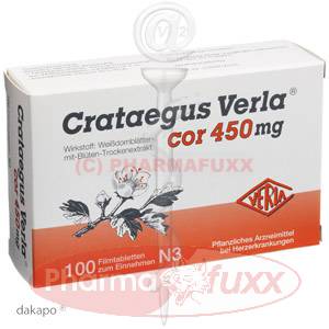 CRATAEGUS VERLA Cor 450 mg Filmtabl., 100 Stk