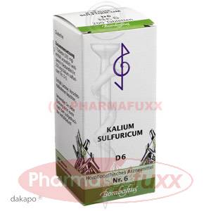 BIOCHEMIE 6 Kalium sulfuricum D 6 Tabl., 200 Stk