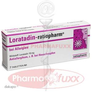 LORATADIN ratiopharm b.Allergien 10 mg Tabl., 7 Stk