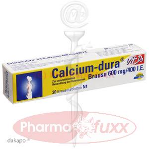 CALCIUM DURA Vit. D3 600 mg Brausetabl., 20 Stk