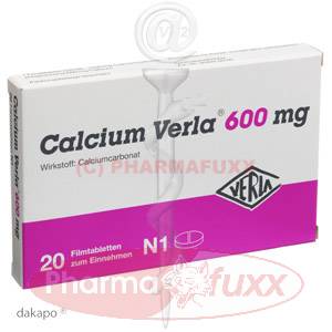 CALCIUM VERLA 600 mg Filmtabl., 20 Stk