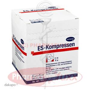 ES-KOMPRESSEN steril 8f 5x5cm, 50 Stk