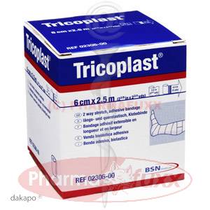 TRICOPLAST Pflasterbinde 2,5mx6cm 2306, 1 Stk