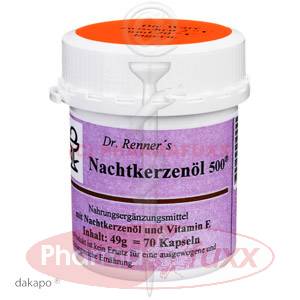 NACHTKERZENOEL 500 mg Kapseln, 70 Stk