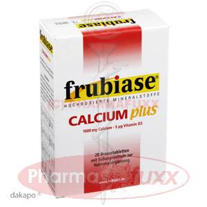 FRUBIASE CALCIUM + Vitamin D Brausetabl., 20 Stk