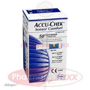 ACCU CHEK Sensor Comfort Glucose Teststreifen, 50 Stk