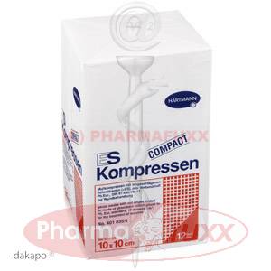 ES-KOMPRESSEN unsteril 12f 10x10cm, 100 Stk