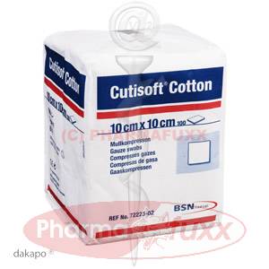 CUTISOFT Cotton Kompr.10x10cm, 100 Stk