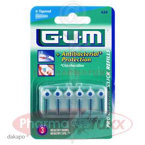 GUM Proxabrush Click Nachf.Tanne, 6 Stk