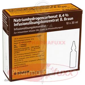 NATRIUM HYDROGENCARBONAT B.Braun 8,4% Glas, 200 ml