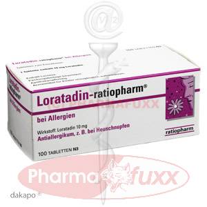 LORATADIN ratiopharm b.Allergien 10 mg Tabl., 100 Stk