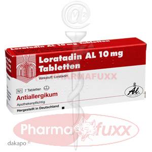 LORATADIN AL 10 mg Tabl., 7 Stk