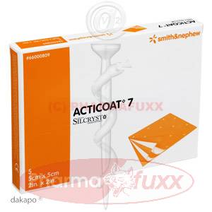 ACTICOAT 7 5x5cm antimikrobielle Wundauflage, 5 Stk