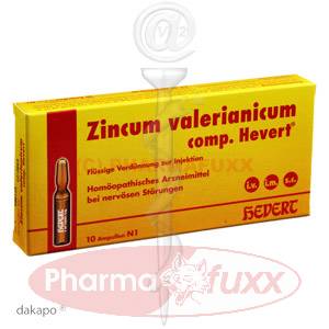 ZINCUM VALERIANICUM comp. Hevert Amp., 10 Stk