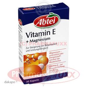 ABTEI Vitamin E + Mg Kapseln, 30 Stk