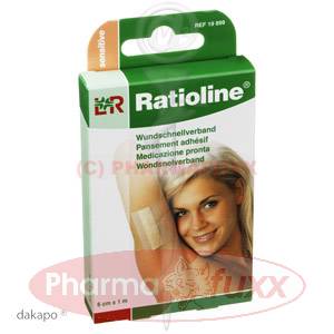 RATIOLINE sensitive Wundschnellverband 6cmx1m, 1 Stk