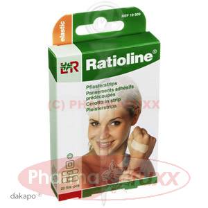RATIOLINE elastic Pflasterstrips in 4 Groessen, 20 Stk