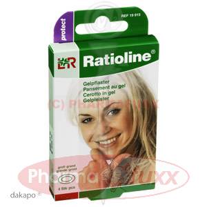 RATIOLINE protect Gelpflaster gross, 4 Stk