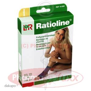 RATIOLINE active Fussgelenkbandage M, 1 Stk