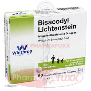 BISACODYL 5 mg Drag., 50 Stk