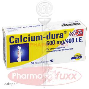 CALCIUM DURA Vit. D3 600 mg Kautabl., 50 Stk