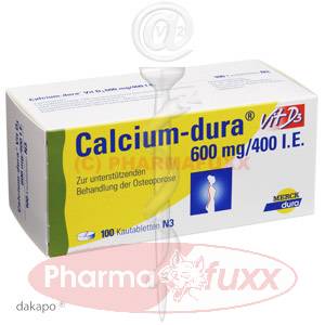 CALCIUM DURA Vit. D3 600 mg Kautabl., 100 Stk