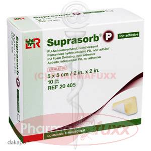 SUPRASORB P PU-Schaumv.5x5cm nicht kl.st.20405, 10 Stk