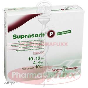 SUPRASORB P PU-Schaumv.10x10cm nicht kl.st.20407, 10 St